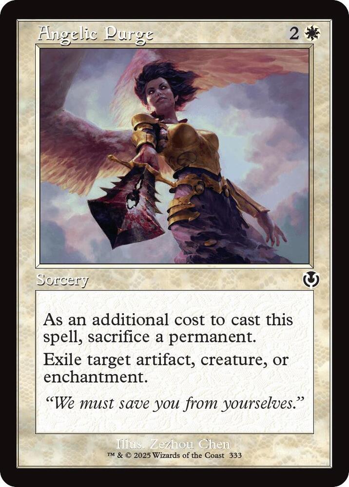 Angelic Purge (Retro Frame) 333 card from Innistrad Remastered