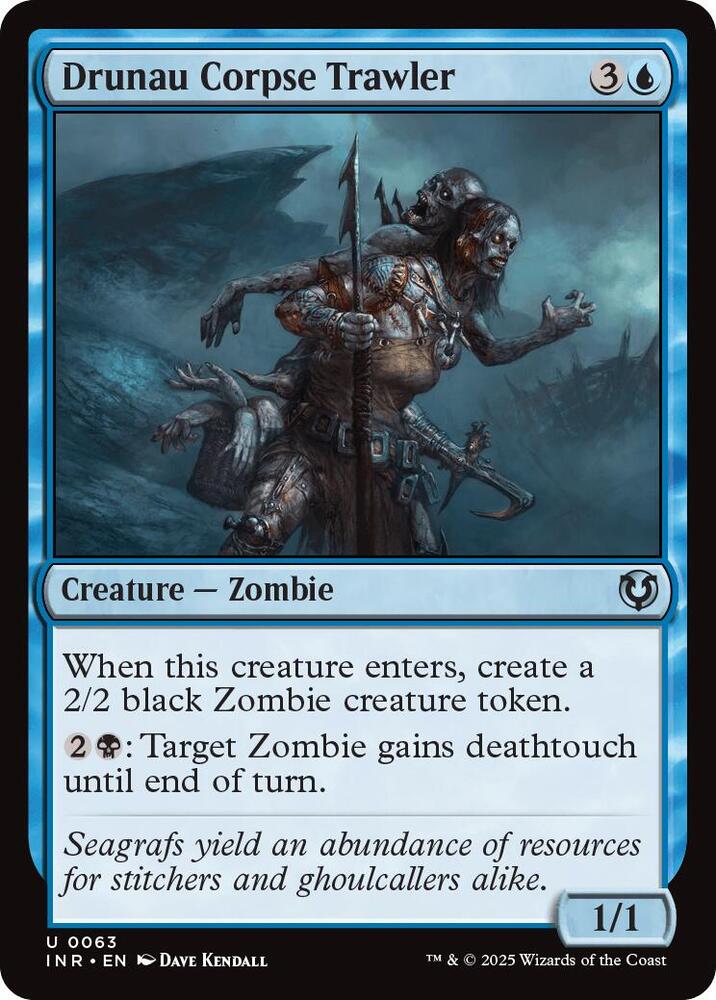 Drunau Corpse Trawler 63 card from Innistrad Remastered