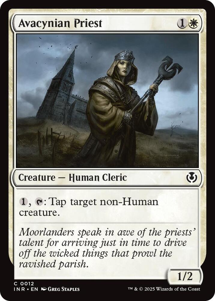 Avacynian Priest 12 card from Innistrad Remastered