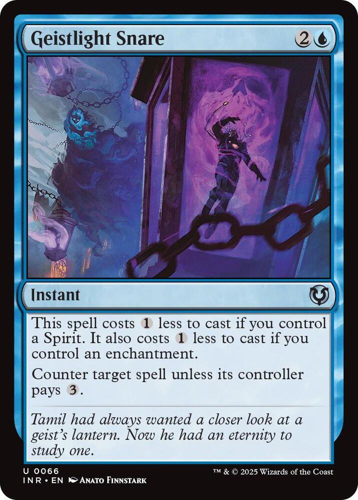 Geistlight Snare 66 card from Innistrad Remastered