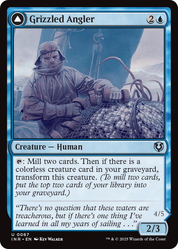 Grizzled Angler 67 card from Innistrad Remastered