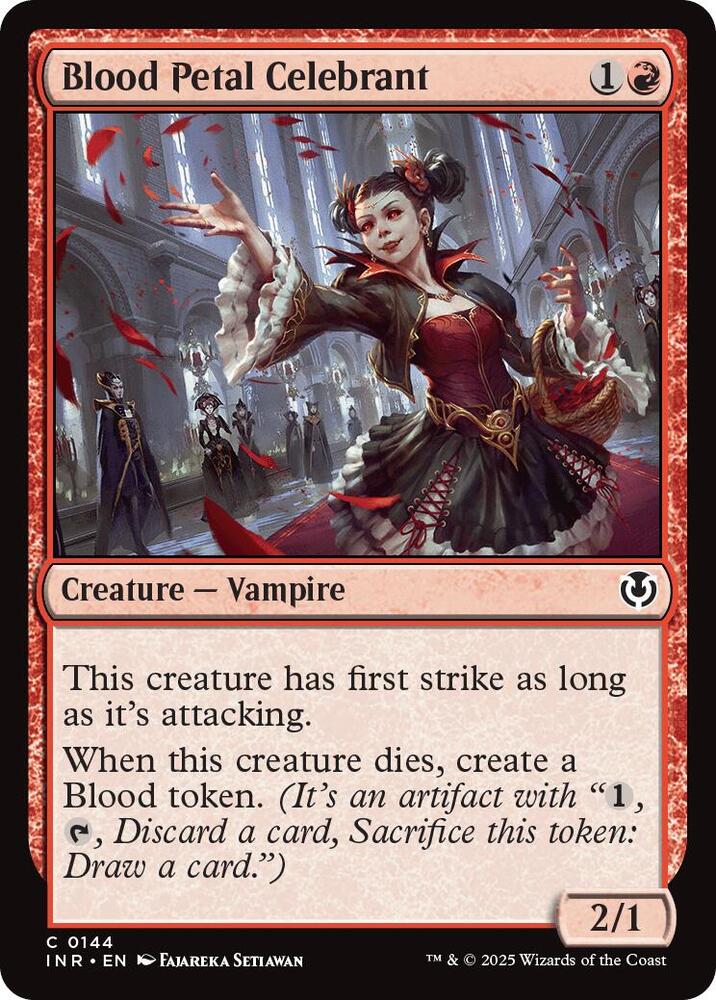 Blood Petal Celebrant 144 card from Innistrad Remastered