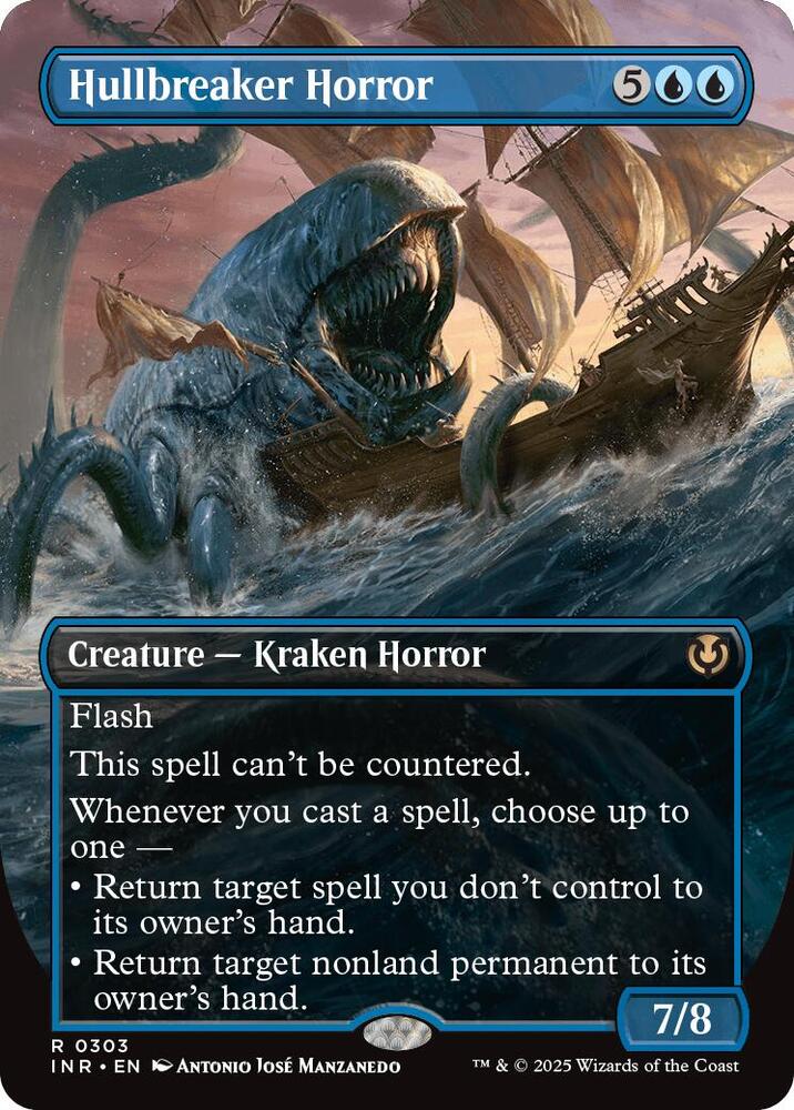 Hullbreaker Horror (Borderless) 303 card from Innistrad Remastered