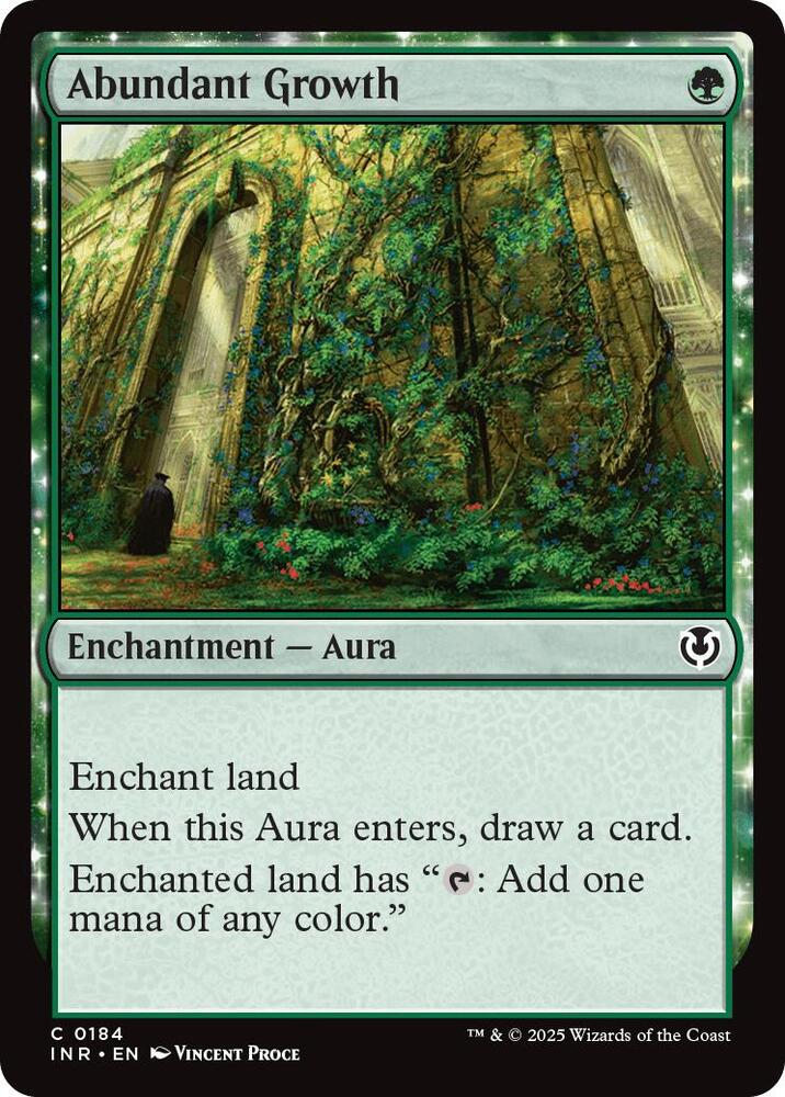 Abundant Growth 184 card from Innistrad Remastered