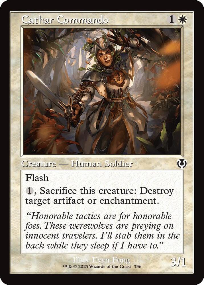 Cathar Commando (Retro Frame) 336 card from Innistrad Remastered