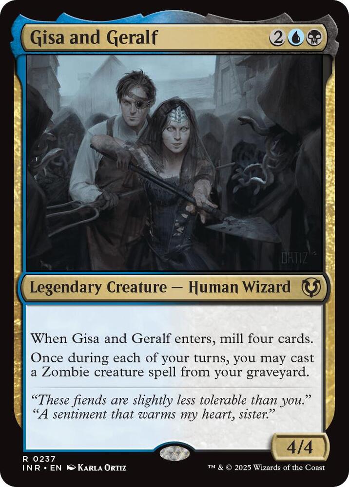 Gisa and Geralf 237 card from Innistrad Remastered