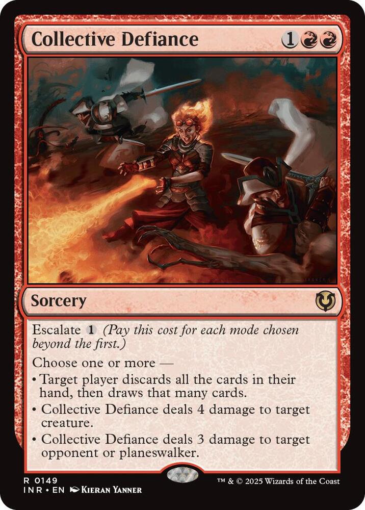 Collective Defiance 149 card from Innistrad Remastered