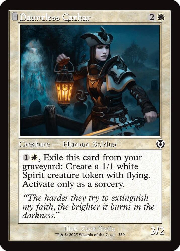 Dauntless Cathar (Retro Frame) 339 card from Innistrad Remastered