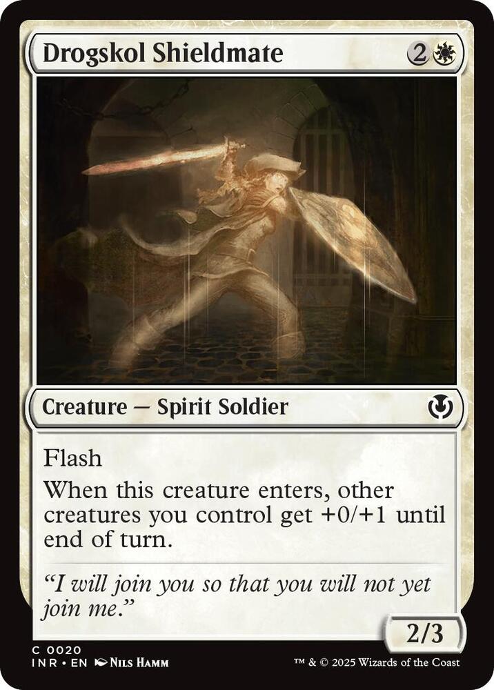 Drogskol Shieldmate 20 card from Innistrad Remastered
