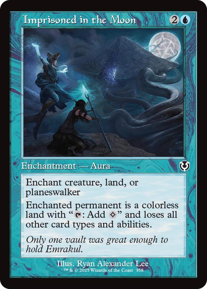 Imprisoned in the Moon (Retro Frame) 358 card from Innistrad Remastered