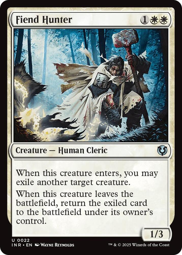 Fiend Hunter 22 card from Innistrad Remastered