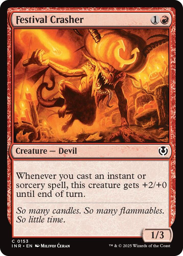 Festival Crasher 153 card from Innistrad Remastered