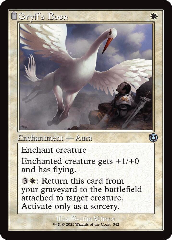 Gryff's Boon (Retro Frame) 342 card from Innistrad Remastered