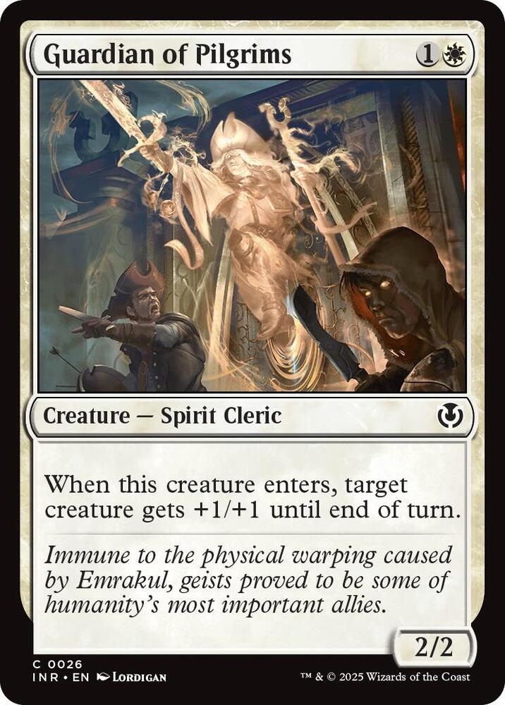 Guardian of Pilgrims 26 card from Innistrad Remastered
