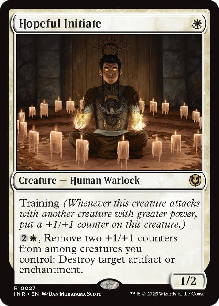 Hopeful Initiate 27 card from Innistrad Remastered