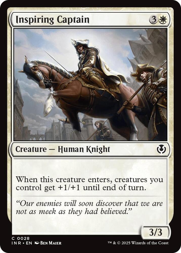 Inspiring Captain 28 card from Innistrad Remastered