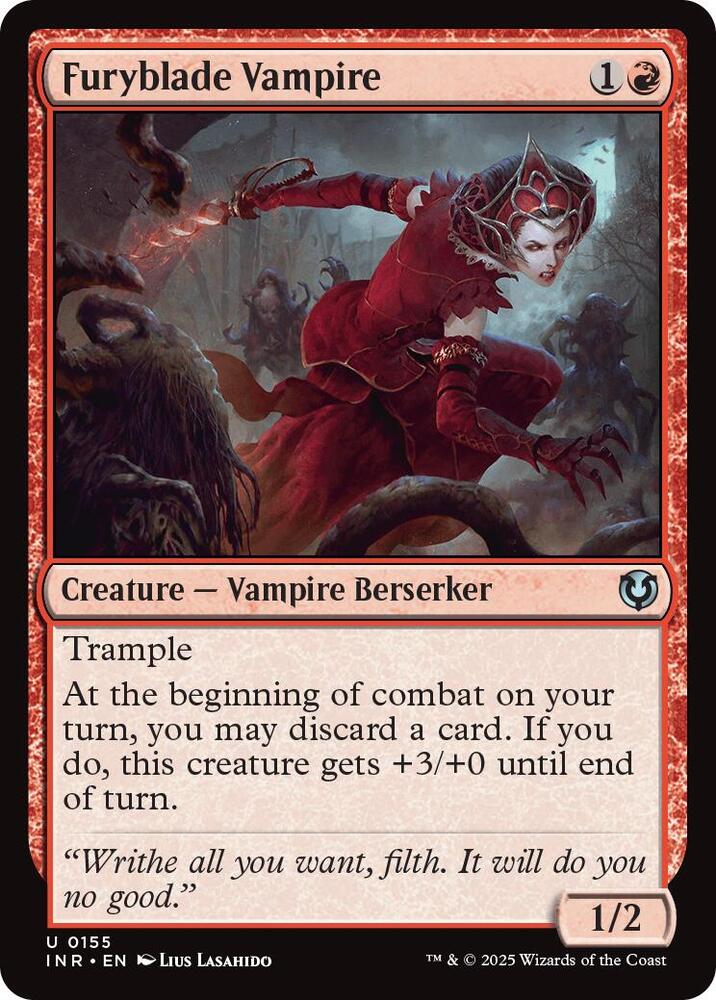 Furyblade Vampire 155 card from Innistrad Remastered