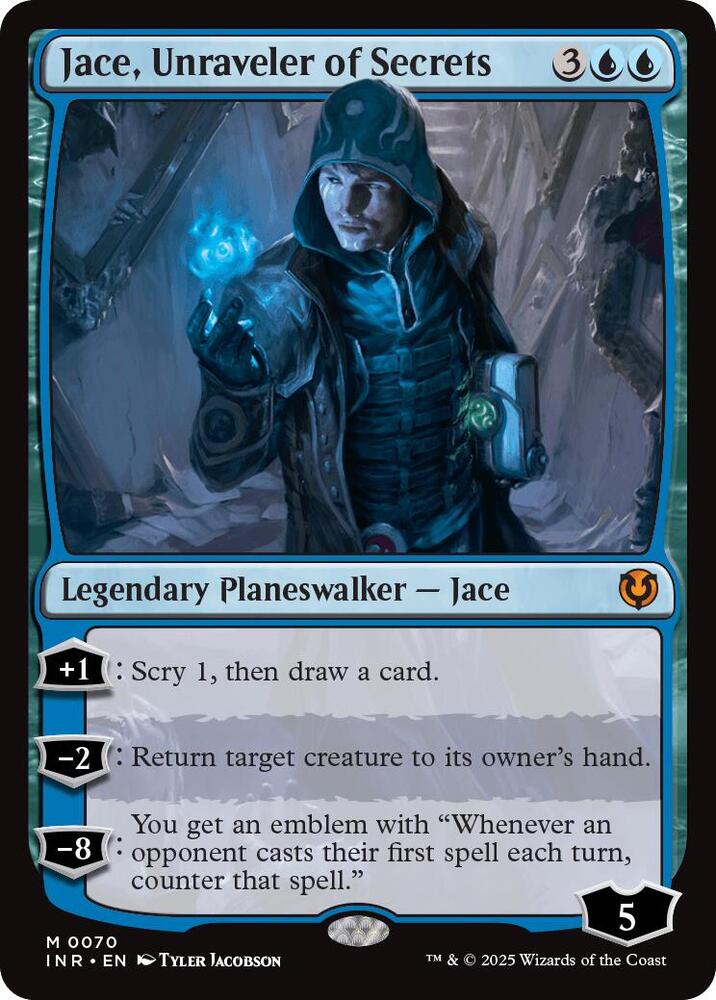 Jace, Unraveler of Secrets 70 card from Innistrad Remastered