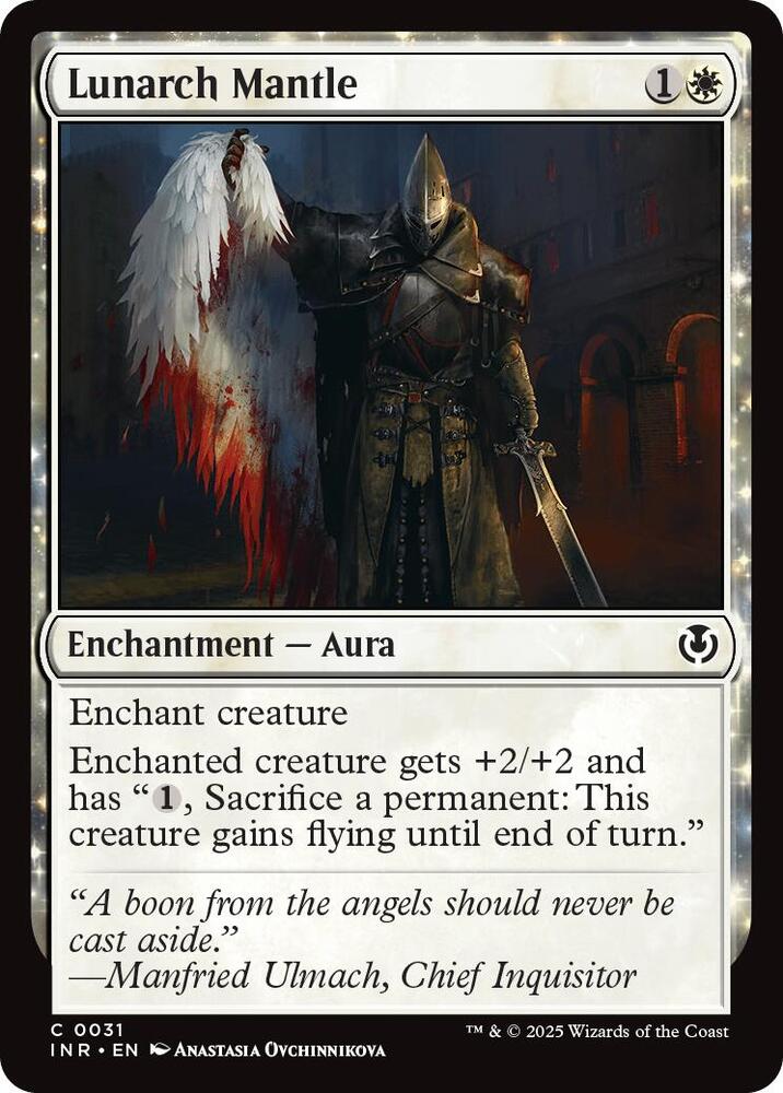 Lunarch Mantle 31 card from Innistrad Remastered