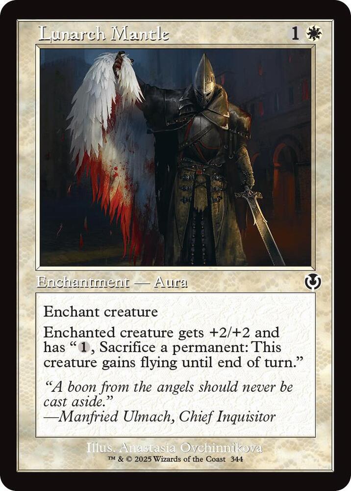 Lunarch Mantle (Retro Frame) 344 card from Innistrad Remastered