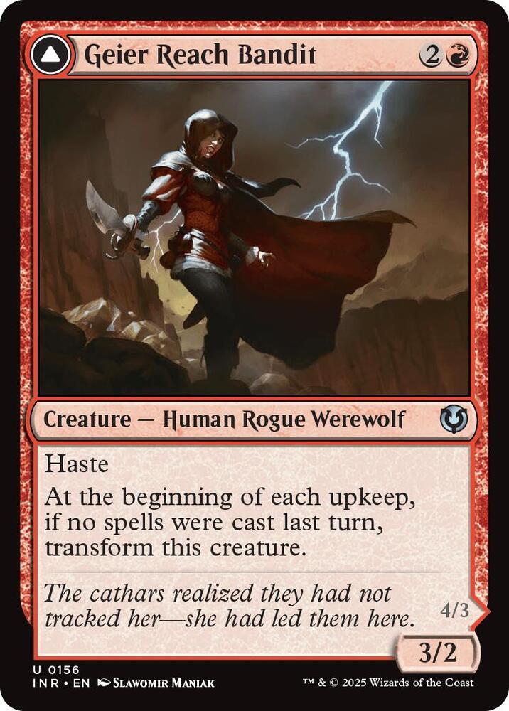 Geier Reach Bandit 156 card from Innistrad Remastered