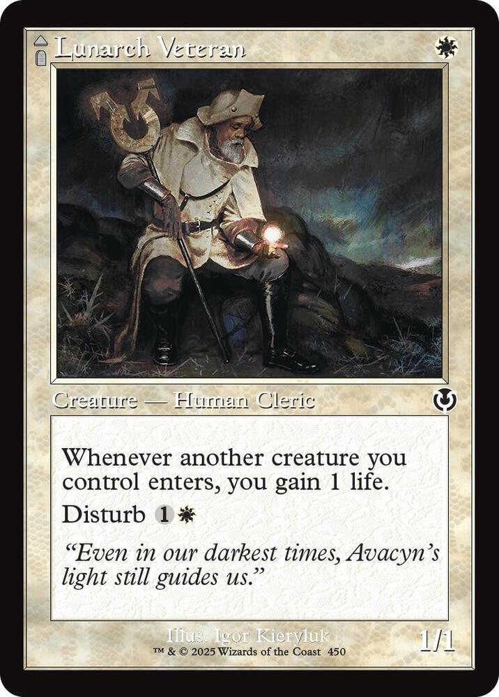Lunarch Veteran (Retro Frame) 450 card from Innistrad Remastered