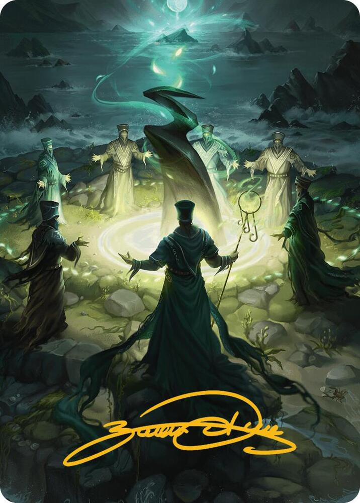 Cryptolith Rite Art Card (Gold-Stamped Signature) 14 card from Art Series: Innistrad Remastered