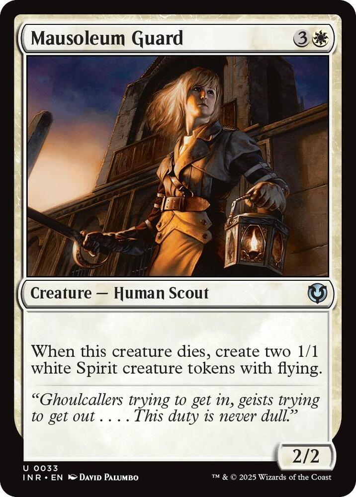 Mausoleum Guard 33 card from Innistrad Remastered