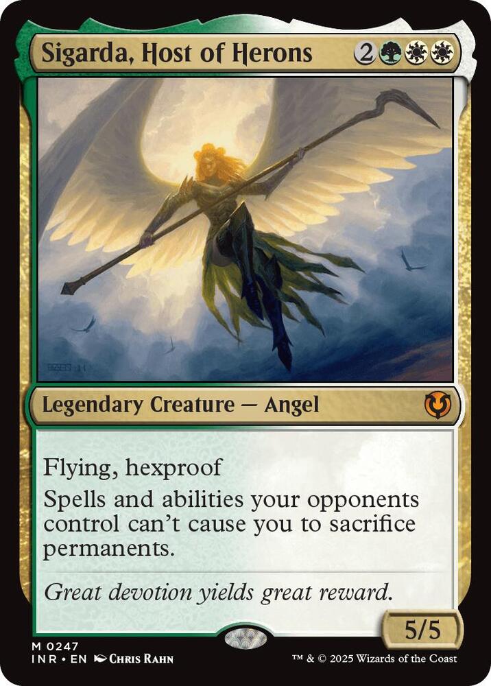 Sigarda, Host of Herons 247 card from Innistrad Remastered