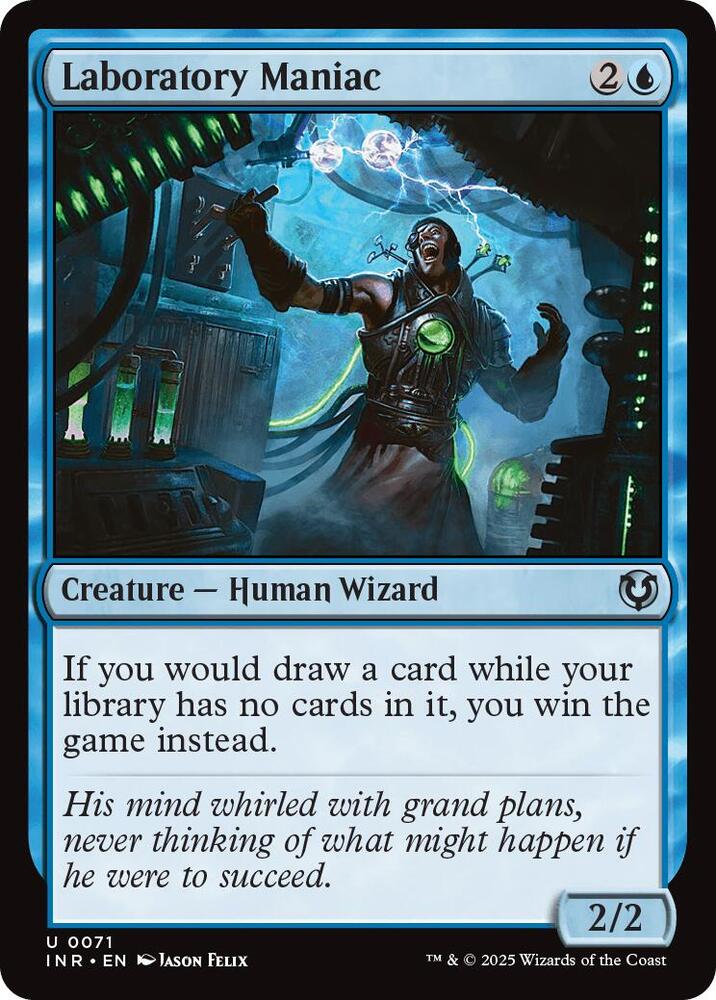 Laboratory Maniac 71 card from Innistrad Remastered