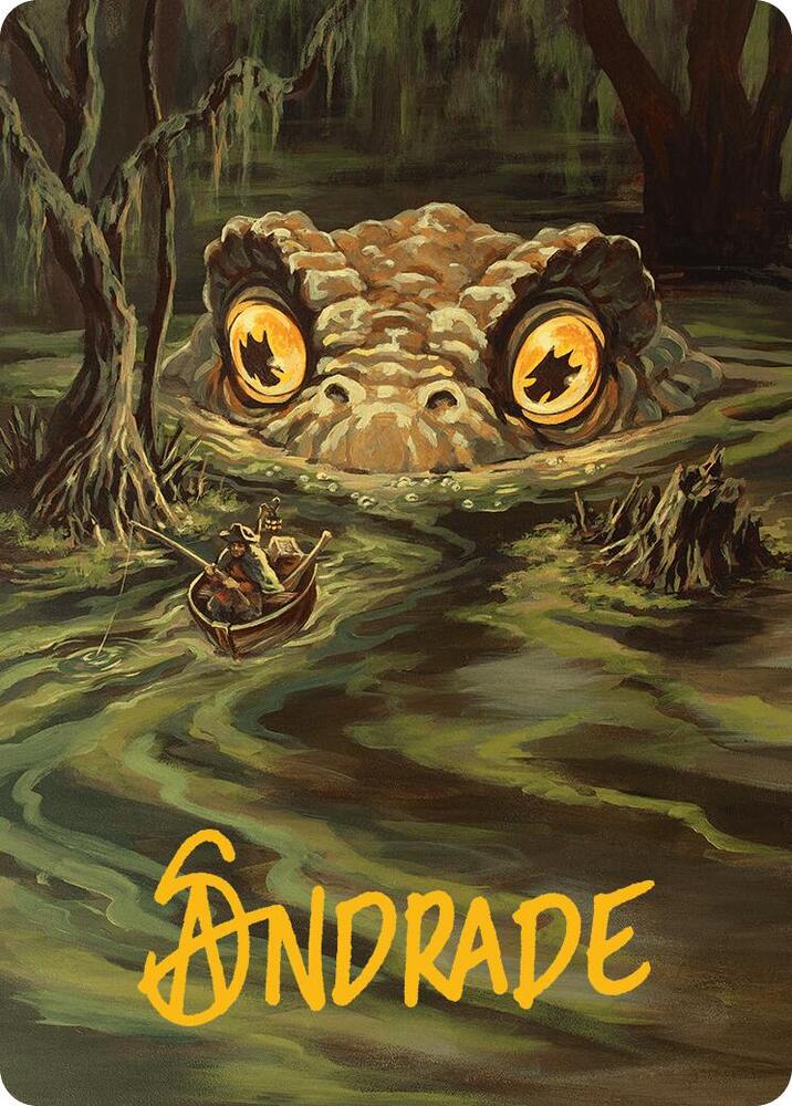 The Gitrog Monster Art Card (Gold-Stamped Signature) 25 card from Art Series: Innistrad Remastered