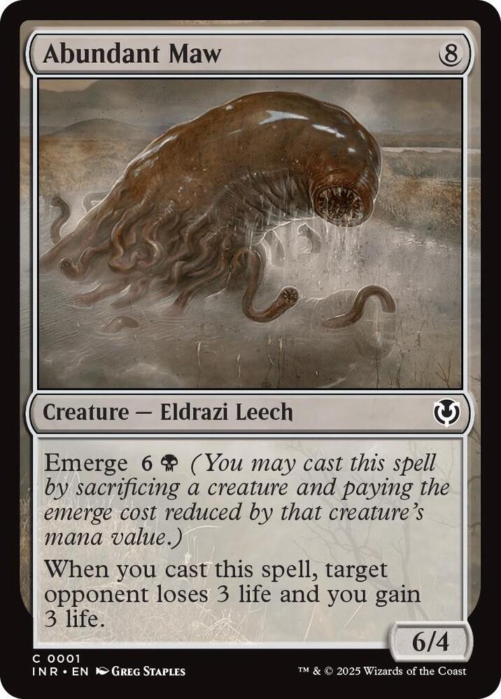 Abundant Maw 1 card from Innistrad Remastered