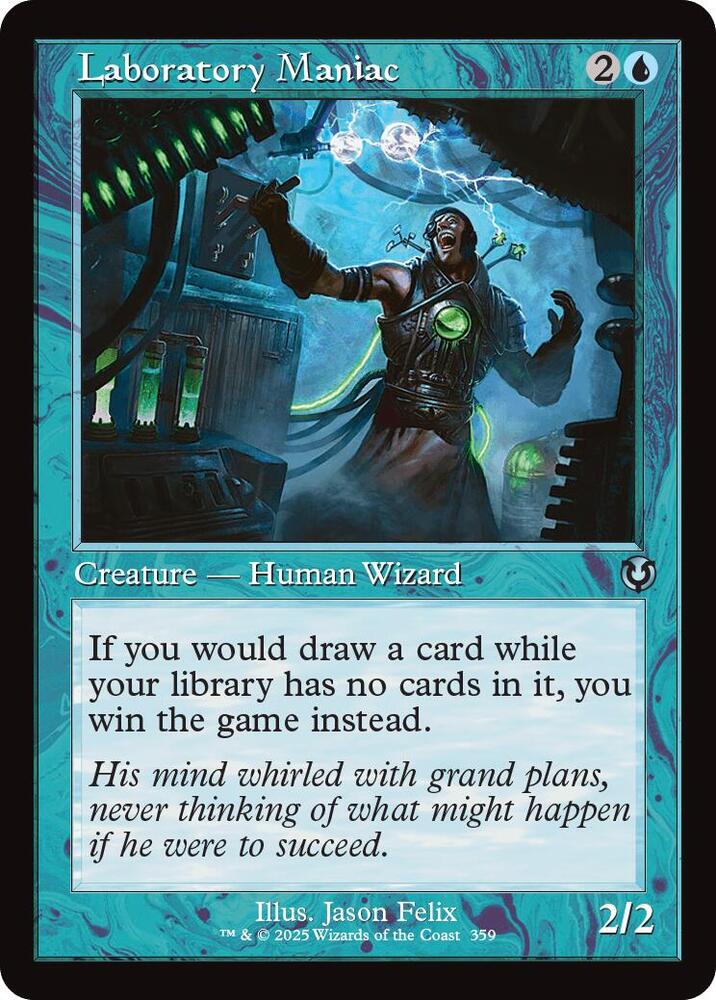 Laboratory Maniac (Retro Frame) 359 card from Innistrad Remastered