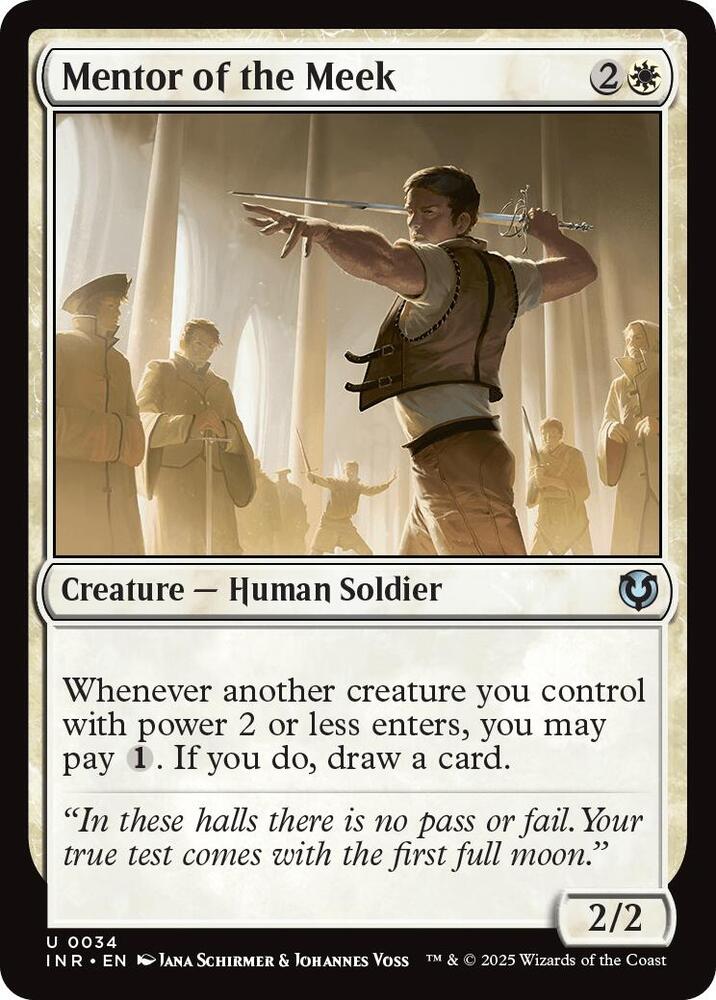 Mentor of the Meek 34 card from Innistrad Remastered