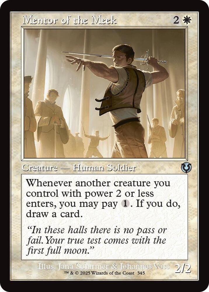 Mentor of the Meek (Retro Frame) 345 card from Innistrad Remastered