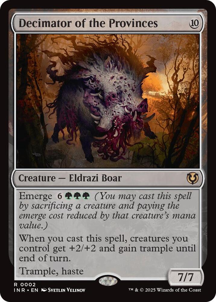 Decimator of the Provinces 2 card from Innistrad Remastered
