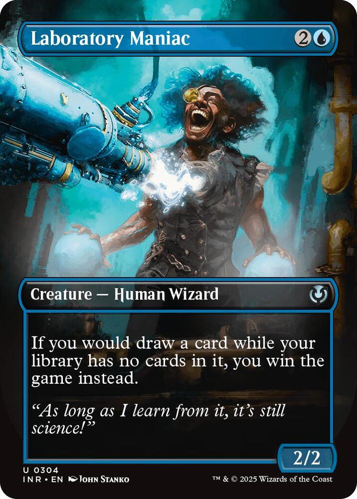 Laboratory Maniac (Borderless) 304 card from Innistrad Remastered