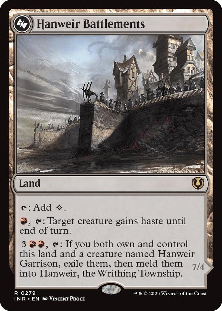 Hanweir Battlements 279 card from Innistrad Remastered