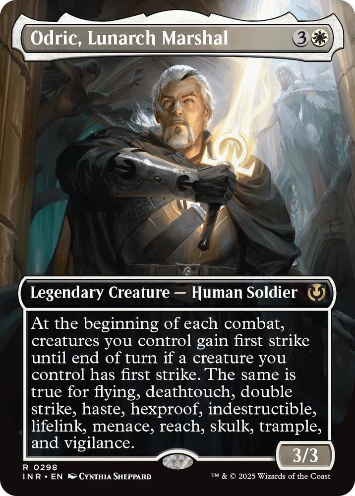 Odric, Lunarch Marshal (Borderless) 298 card from Innistrad Remastered