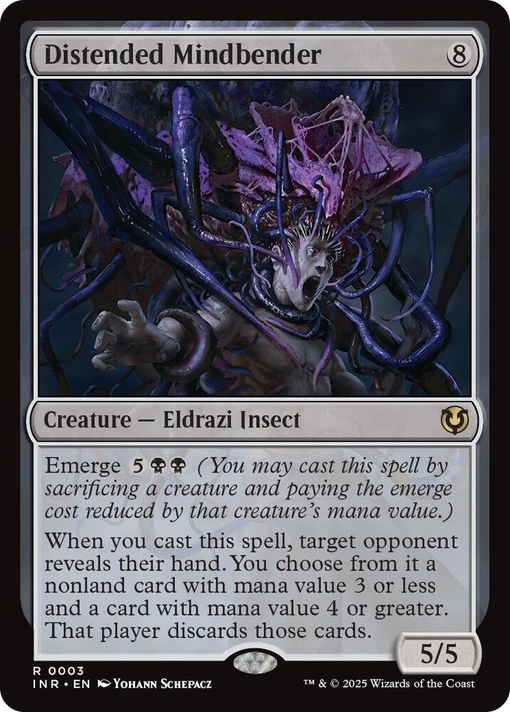 Distended Mindbender 3 card from Innistrad Remastered