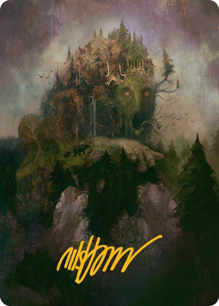 Cultivator Colossus Art Card (Gold-Stamped Signature) 15 card from Art Series: Innistrad Remastered