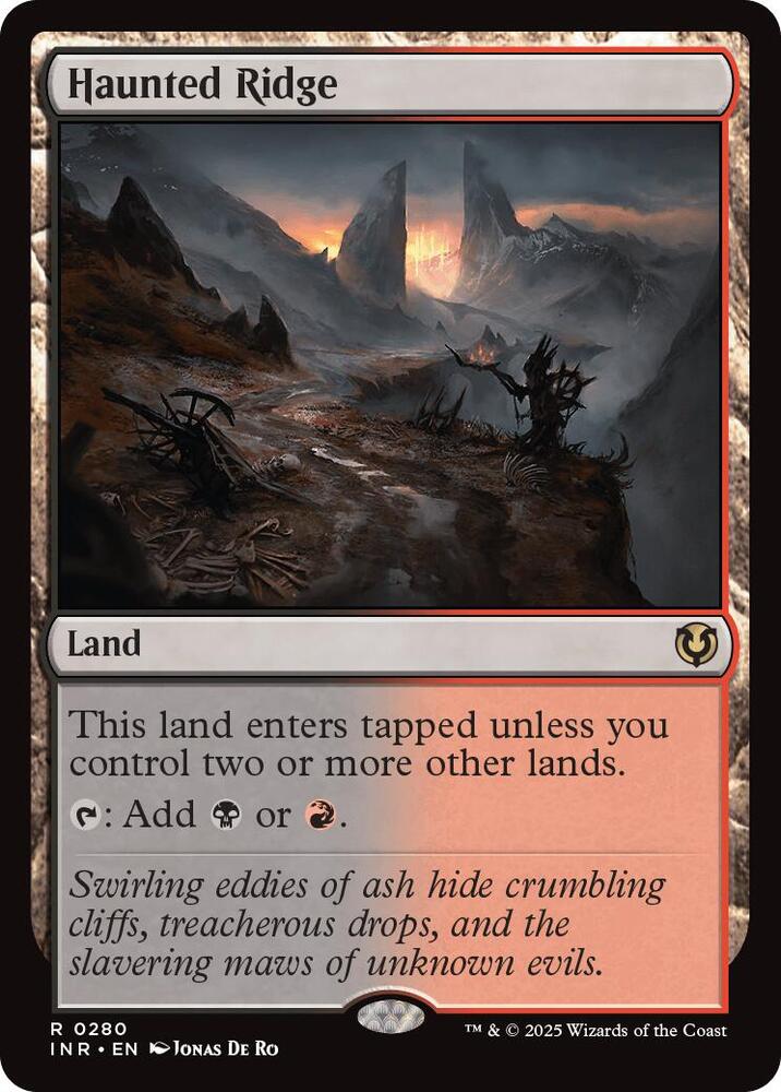 Haunted Ridge 280 card from Innistrad Remastered