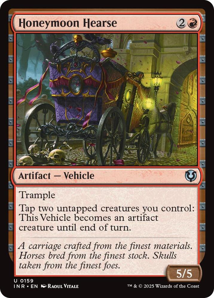 Honeymoon Hearse 159 card from Innistrad Remastered