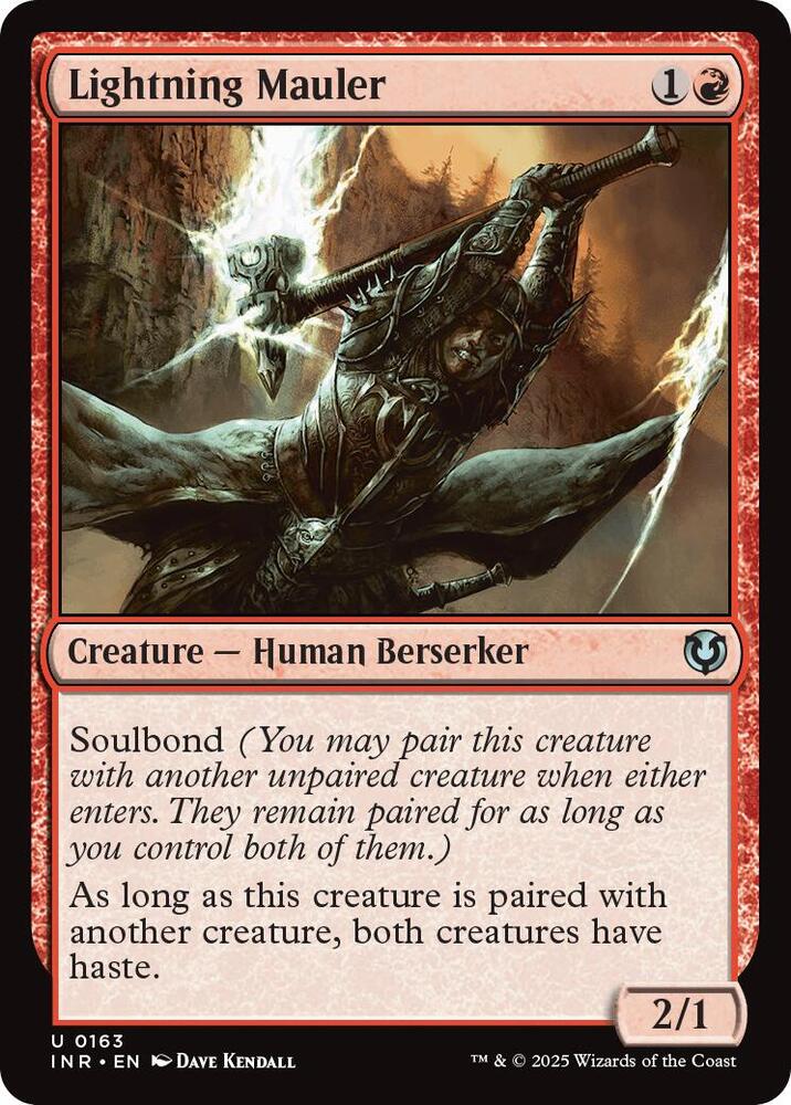 Lightning Mauler 163 card from Innistrad Remastered