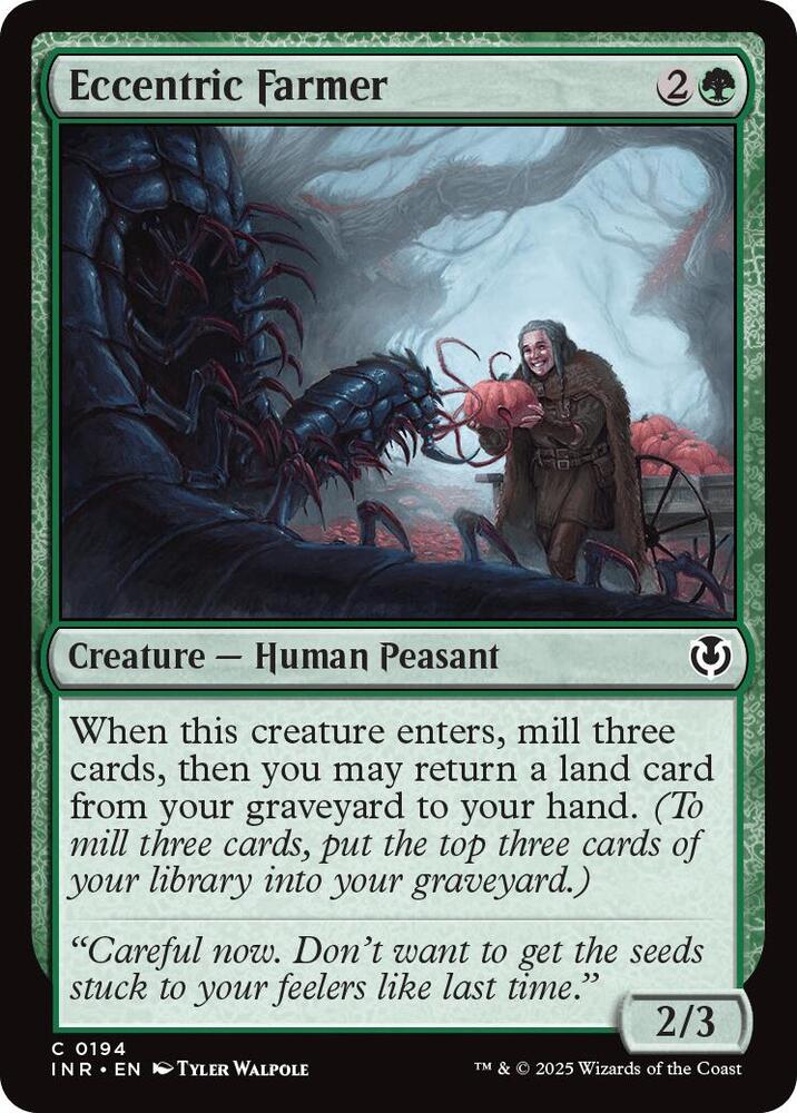 Eccentric Farmer 194 card from Innistrad Remastered