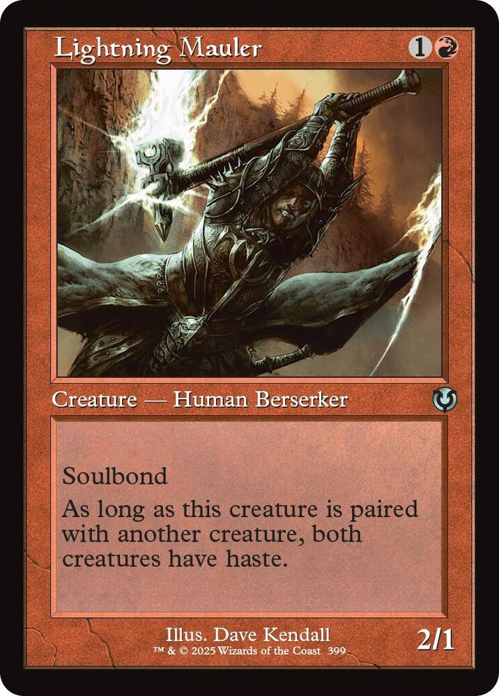 Lightning Mauler (Retro Frame) 399 card from Innistrad Remastered