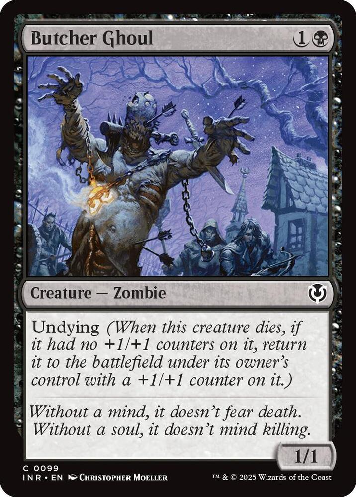 Butcher Ghoul 99 card from Innistrad Remastered