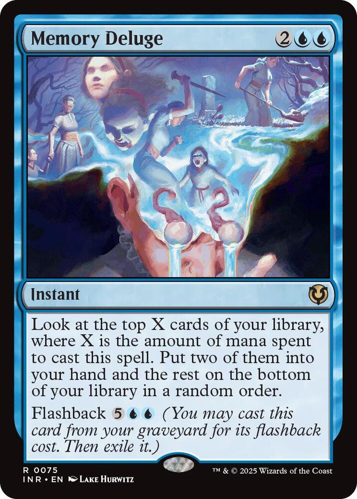 Memory Deluge 75 card from Innistrad Remastered