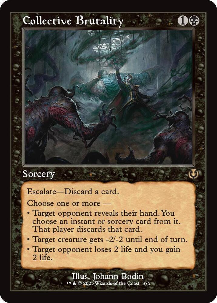 Collective Brutality (Retro Frame) 375 card from Innistrad Remastered