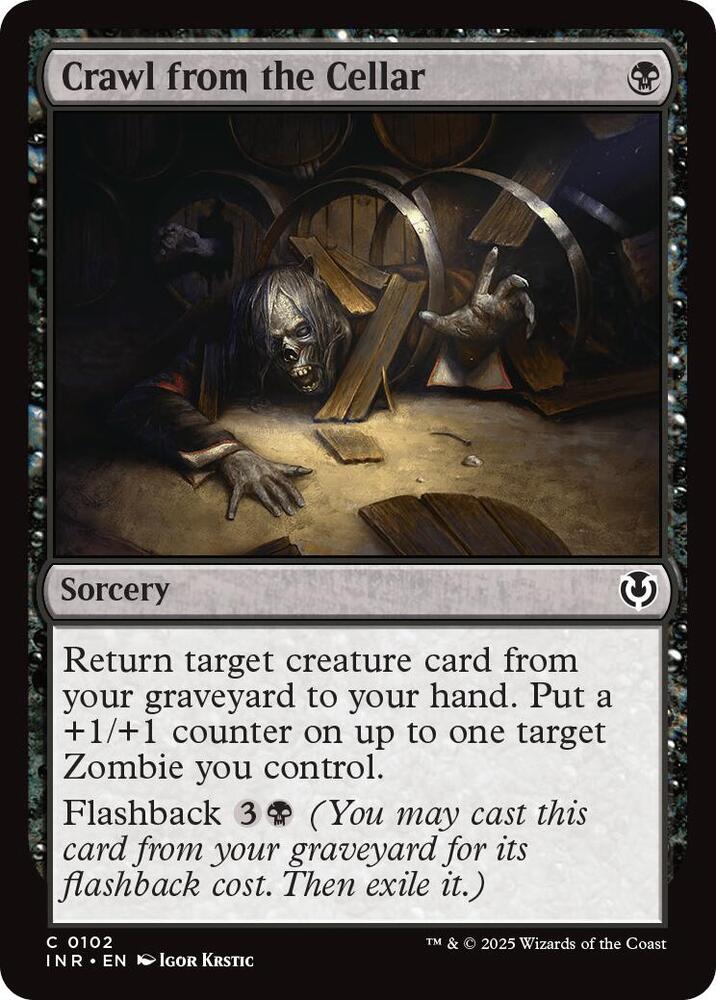 Crawl from the Cellar 102 card from Innistrad Remastered